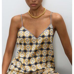 Aritzia Babaton Camisole Tank Top Teddy Sexy Summer Vacation Boho XXS